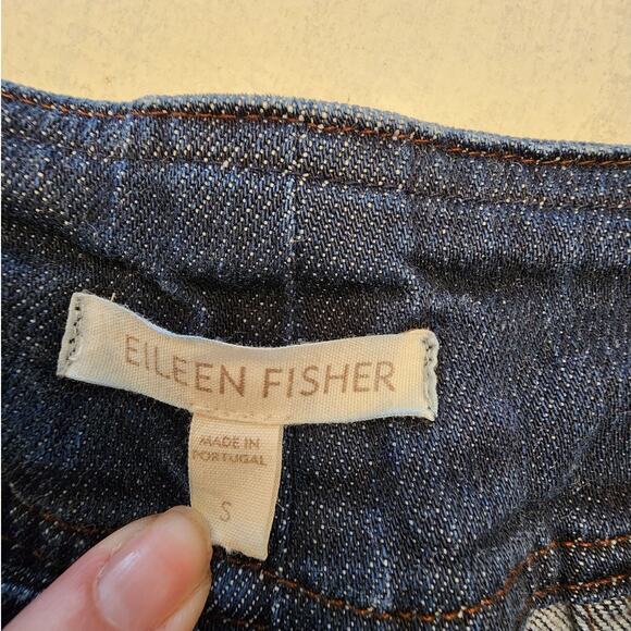Eileen Fisher Women's Denim Wide Leg Jean SZ Small Organic Cotton - Picture 5 of 9